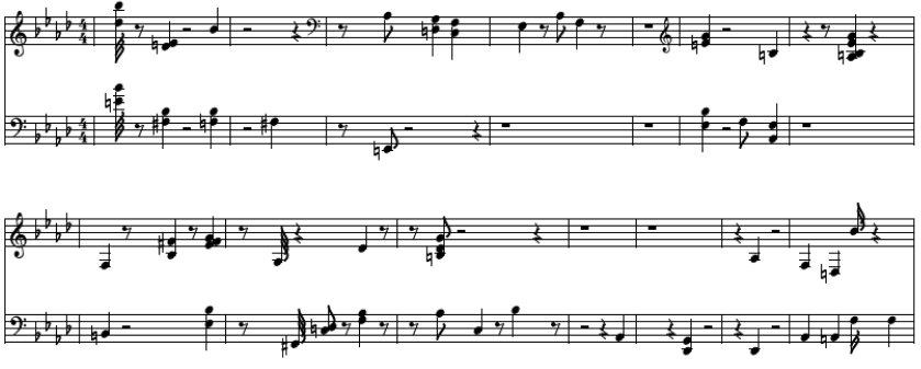 real sheet music generated from ai
